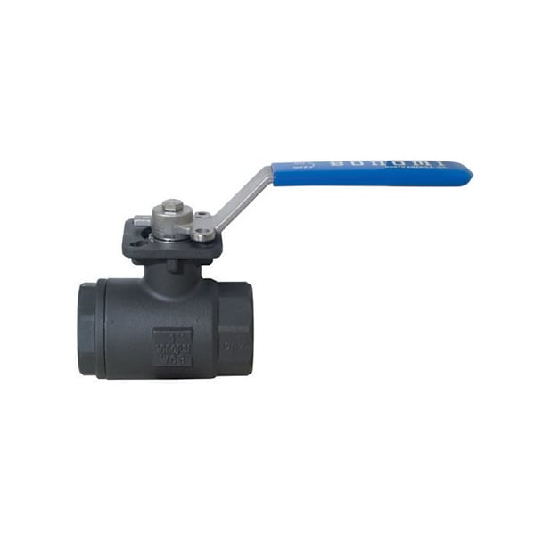 Bonomi North America 1in FULL PORT 2-PIECE CARBON STEEL DIRECT MOUNT BALL VALVE 3000-1 - main